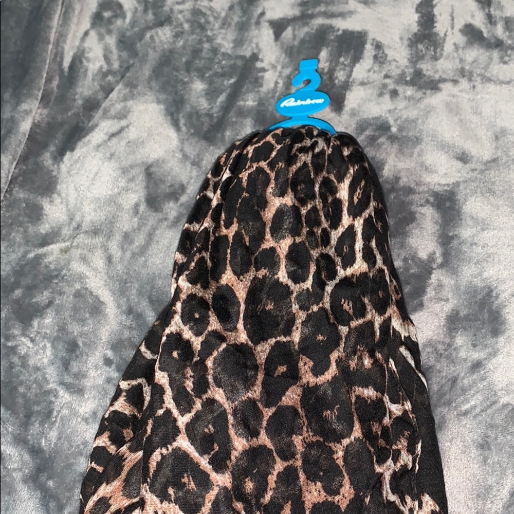 Cheetah print scarf from: rainbow